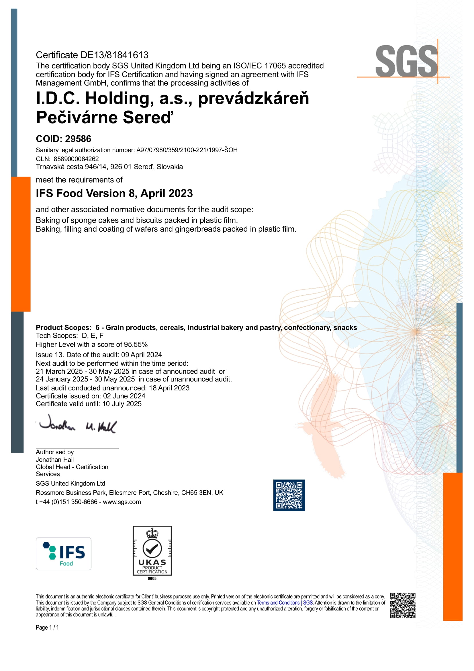 IFS Pečivárne Sereď.PDF